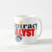 Verschwörungsanalytiker Kaffeetasse (VorderseiteRechts)