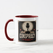 Verschwörungsradio-Kaffeetasse Tasse (Links)
