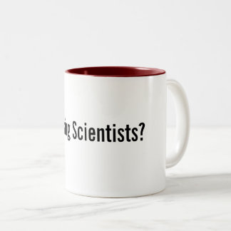 Verschwörungstheorie-Tasse für fehlende Wissenscha Zweifarbige Tasse