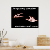 Verschwörungstheorien Poster (Küche)