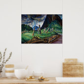 Verschwunden, 1930 von Emily Carr Poster (Küche)