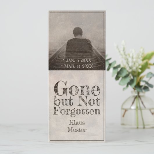 Verschwunden, aber nicht vergessen - Vintag (Stehend Vorderseite)