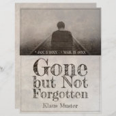 Verschwunden, aber nicht vergessen - Vintag (Vorne/Hinten)