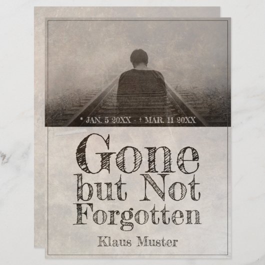 Verschwunden, aber nicht vergessen - Vintag (Vorne/Hinten)