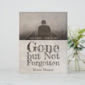 Verschwunden, aber nicht vergessen - Vintag (Stehend Vorderseite)