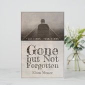 Verschwunden, aber nicht vergessen - Vintag (Stehend Vorderseite)