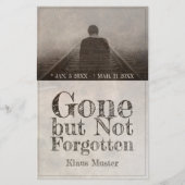 Verschwunden, aber nicht vergessen - Vintag (Vorderseite)