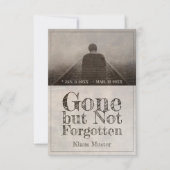 Verschwunden, aber nicht vergessen - Vintag (Vorderseite)