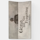 Verschwunden, aber nicht vergessen - Vintag Banner (Vertikal)