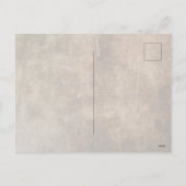 Verschwunden, aber nicht vergessen - Vintag Feiertagspostkarte (Rückseite)