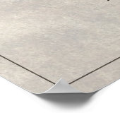 Verschwunden, aber nicht vergessen - Vintag Poster (Ecke)