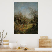 Verschwundener Friedhof in Goisern Poster (Küche)