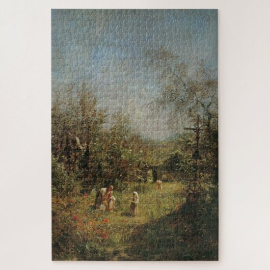 Verschwundener Friedhof in Goisern Puzzle (Vertikal)