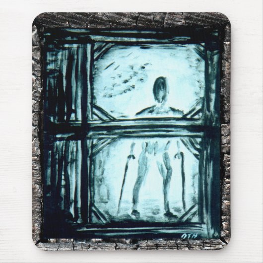 Verschwundener Mensch II Mousepad (Vorne)