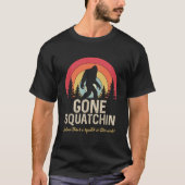 Verschwundener Squatchin (Distressed) Squatch in d T-Shirt (Vorderseite)