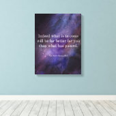 Verse aus dem Koran | Islamische Geschenkwand Leinwanddruck (Insitu (Holzboden))