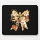 Verse Bible Coquette Christian Jesus Bow Patchwork Mousepad (Vorne)
