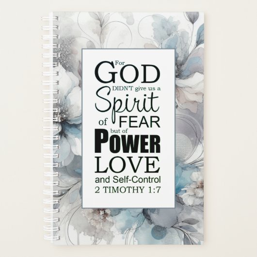 Verse der christlichen Bibel Planer (Vorderseite)