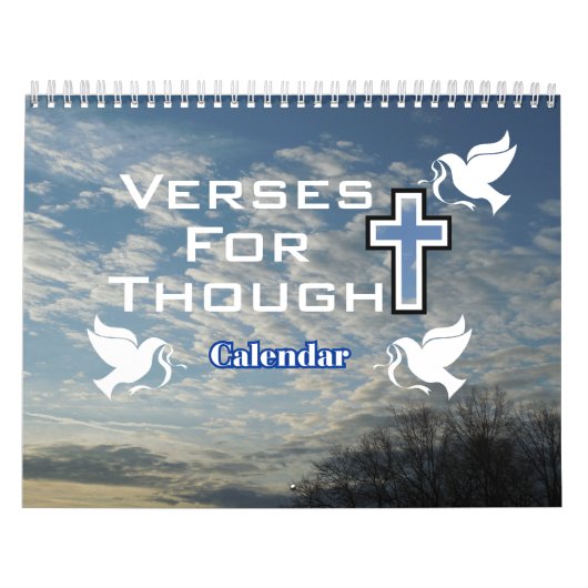 Verse für Bibel-Vers-Kalender des Gedanken-KJV Kalender (Titelbild)