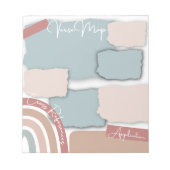 Verse Map Notepad Notizblock (Vorderseite)