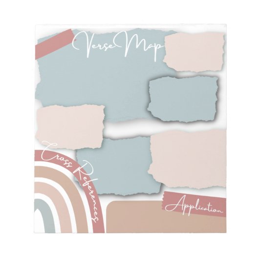 Verse Map Notepad Notizblock (Vorderseite)