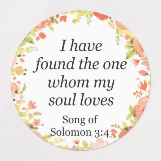 Verse Stickers Etiketten (Design 2)