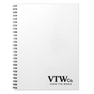 Verse The World Co. Spiral Notebook Notizblock
