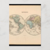 Versed World Map 12 Postkarte (Vorderseite)