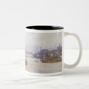 Versenden auf der Themse Zweifarbige Tasse