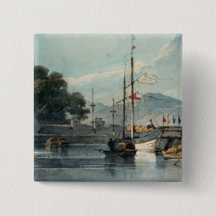 Versenden auf einem chinesischen Fluss Button