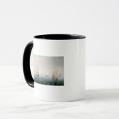 Versenden auf stürmischen Meeren Tasse (Vorderseite Links)