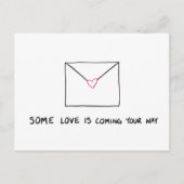 Versenden einer Liebe Postkarte (Vorderseite)