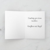 Versenden eines Sonnenscheins mit Ihrer Karte (Innenseite)