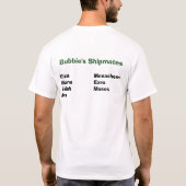 versenden Sie, wir segelte weg für Bubbies 60. T-Shirt (Rückseite)