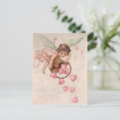 Versenden von Herzen Postkarte (Stehend Vorderseite)