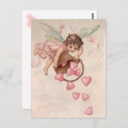 Versenden von Herzen Postkarte (Vorne/Hinten)