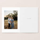 Versenden von Liebe Blumendesign mit Foto innen Folienkarte (Innenseite)