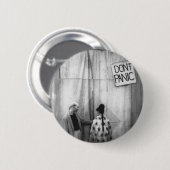 Versetzen nicht Abzeichen in Panik Button (Vorne & Hinten)