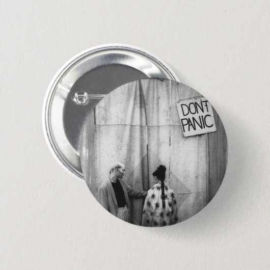 Versetzen nicht Abzeichen in Panik Button (Vorne & Hinten)