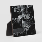 Versetzen Sie Ihren Geist und Ihren Körper - Worko Fotoplatte (Vorderseite)