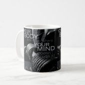 Versetzen Sie Ihren Geist und Ihren Körper - Worko Kaffeetasse (Vorderseite Links)