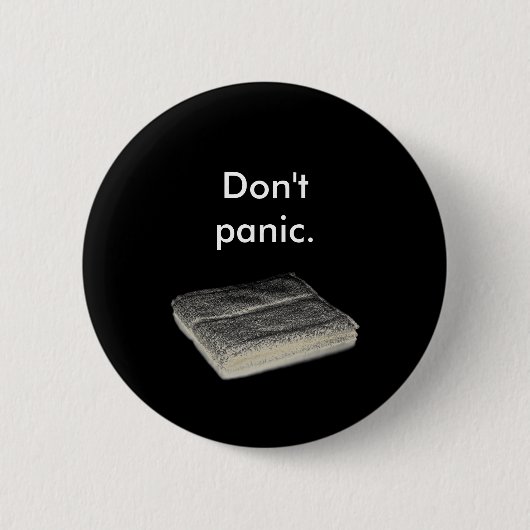Versetzen Sie nicht in Panik Button (Vorderseite)
