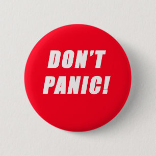 versetzen Sie nicht in Panik Button