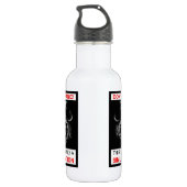 Versetzen Sie nicht in Panik! Dieses ist nur eine Edelstahlflasche (Rückseite)