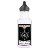 Versetzen Sie nicht in Panik! Dieses ist nur eine Edelstahlflasche (Rechts)