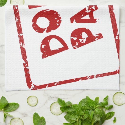 Versetzen Sie nicht in Panik Geschirrtuch (Gefaltet)