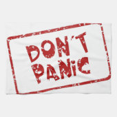 Versetzen Sie nicht in Panik Geschirrtuch (Horizontal)