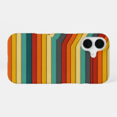 Versetzte Retro-Lagen iPhone 16 Hülle (Rückseite (Horizontal))
