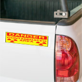 Verseuchter Bereichs-Autoaufkleber Autoaufkleber (Auf Lkw)