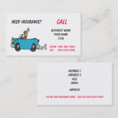 Versicherung/Mechaniker-Visitenkarte Visitenkarte (Vorne/Hinten)